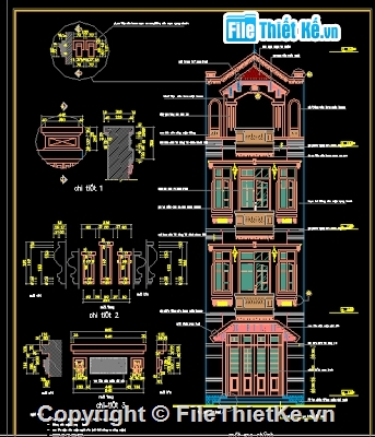 Bản vẽ autocad,bản vẽ biệt thự,mẫu nhà phố,nhà mặt phố,thiết kế nhà phố